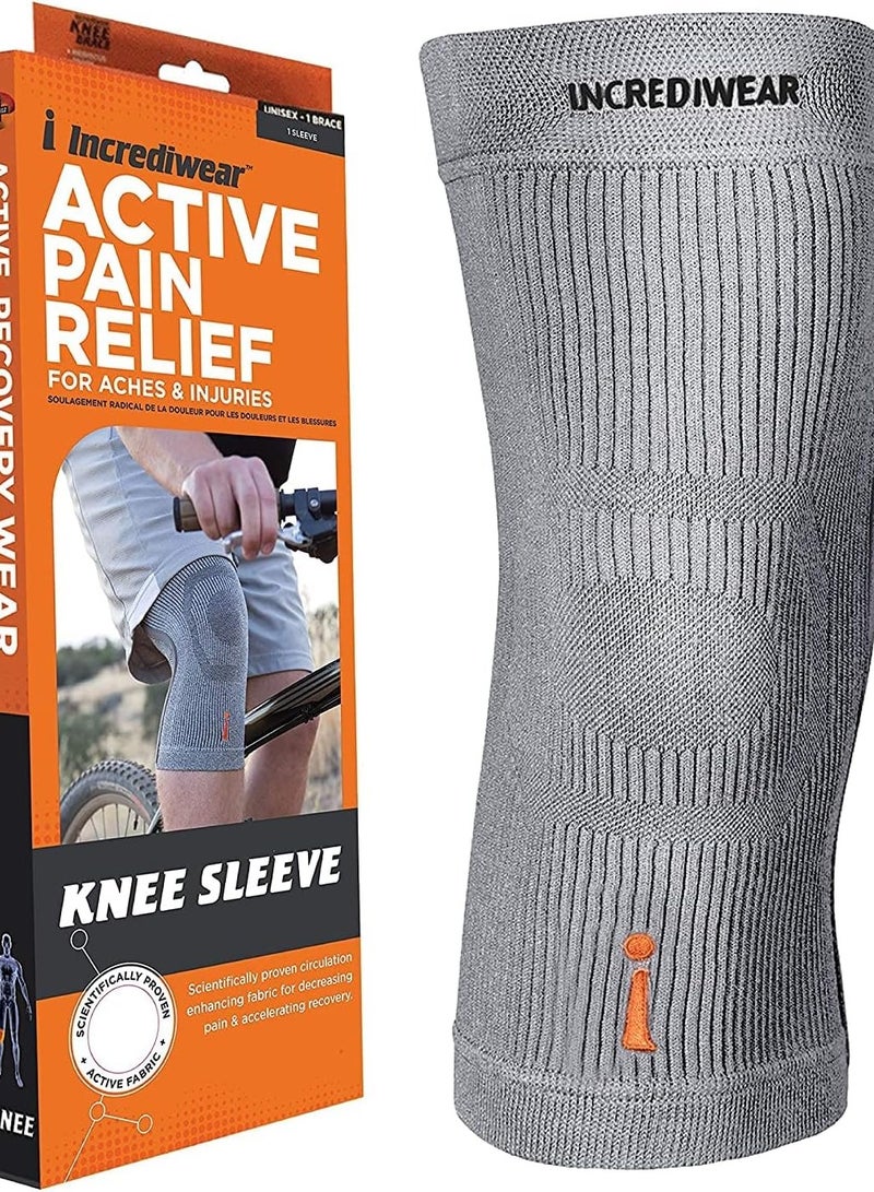 INCREDIWEAR Knee Sleeve, Grey, XL