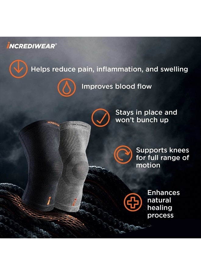 INCREDIWEAR Knee Sleeve, Grey, XL