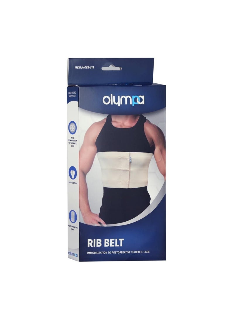 Rib Belt Beige Small Oeb-515
