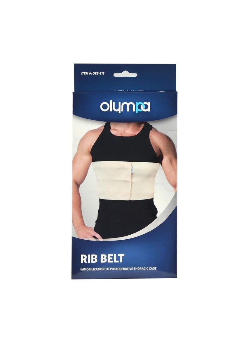 Rib Belt Beige Small Oeb-515