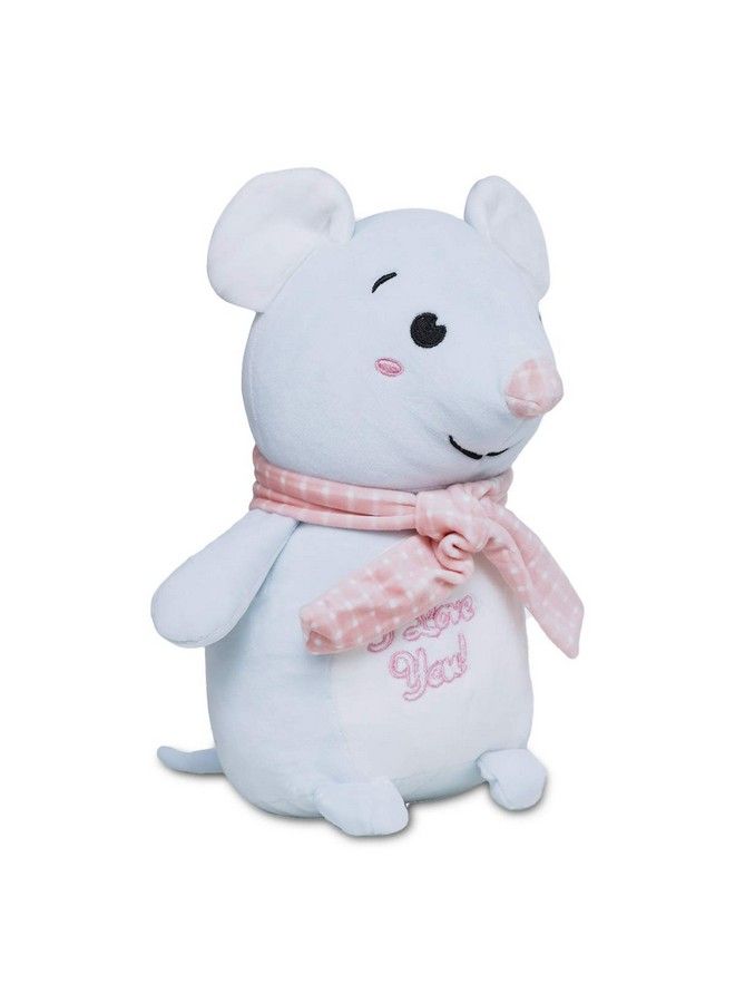 Soft Steated Animal Plush Mouse Toy Blue 26Cm