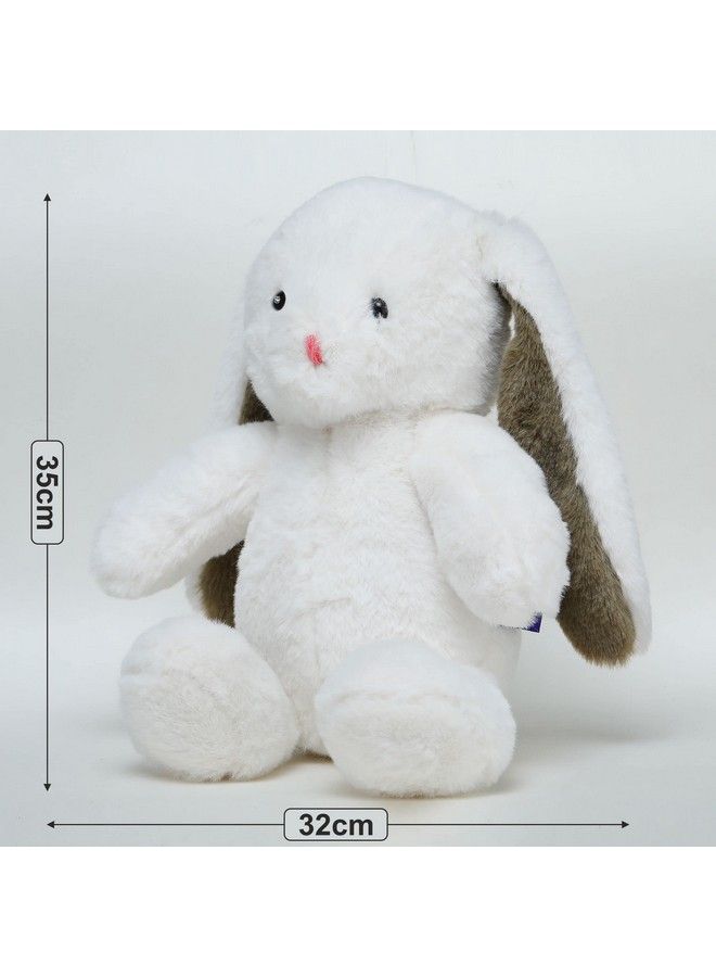 Plush Adorable Bunny Soft Toys For Kids 35 Cm (White)