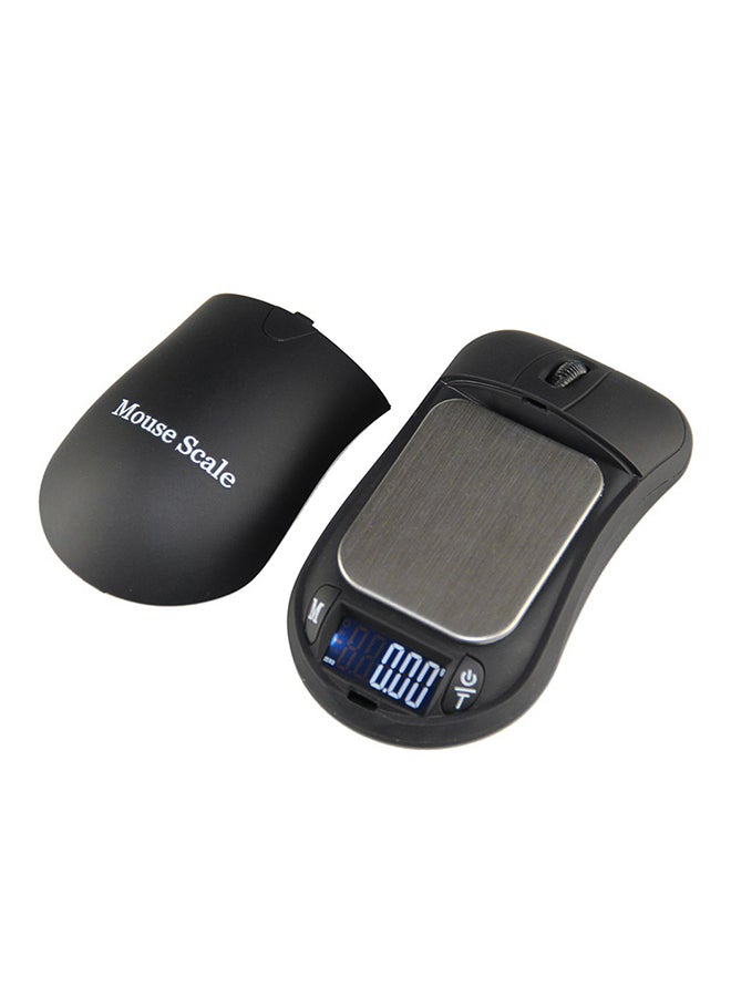 Portable Mini Mouse Style Digital Gram Precise Scale Black 10.4cm