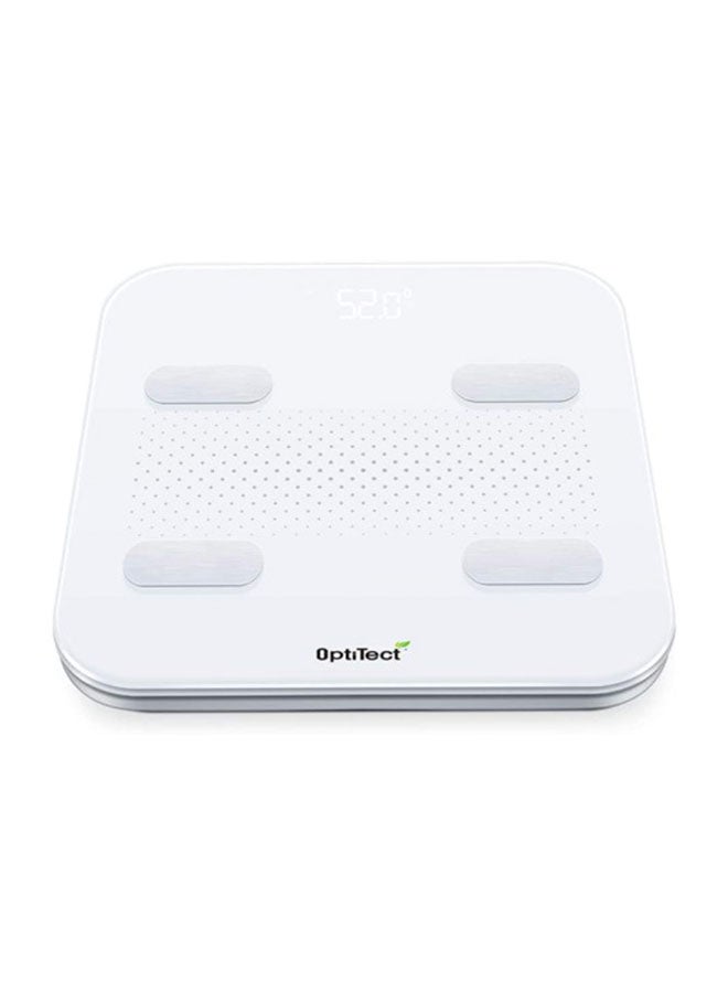 Bathroom Digital Weight Scale White 30 x 30 x 2cm