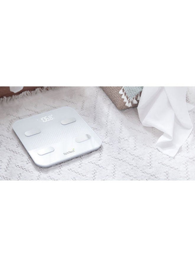 Bathroom Digital Weight Scale White 30 x 30 x 2cm