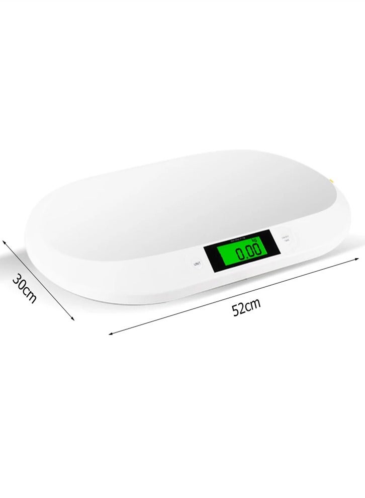 Newborn baby weight electronic scale, mini baby scale with height measurement tape measure 150cm, can bear weight 20kg