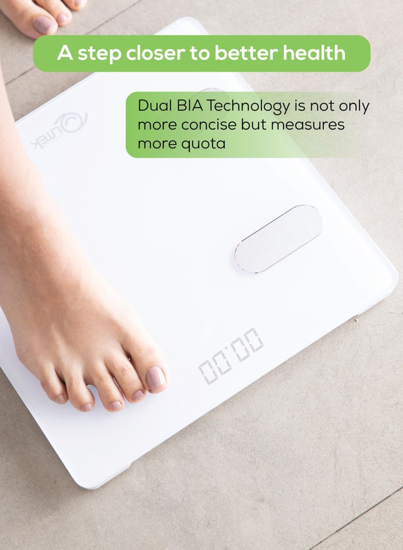 STEPS by Qutek Body Composition Smart Scale 9 Health Index Measures