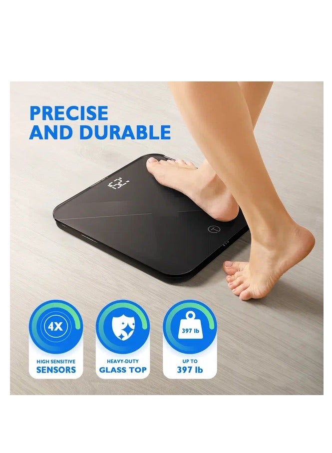 T Electronics Smart Bluetooth Digital Scale for Body Weight and BMI - Bathroom Use