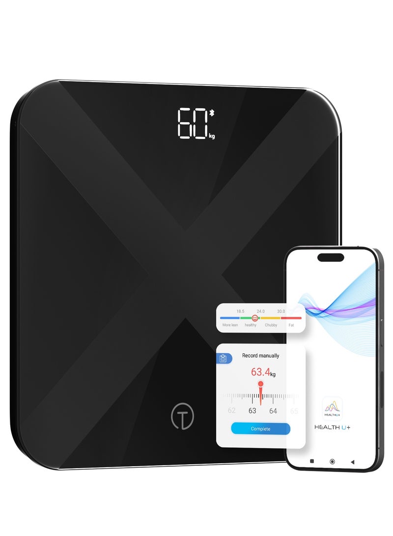 T Electronics Smart Bluetooth Digital Scale for Body Weight and BMI - Bathroom Use