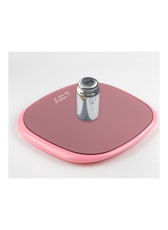 Digital Weighing Scale Pink 29x26cm