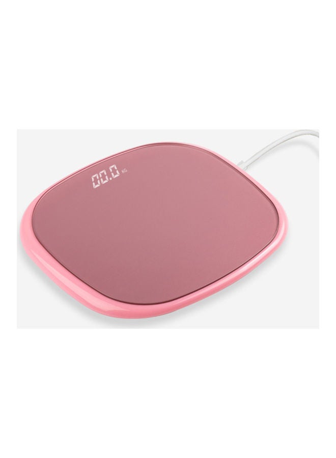 Digital Weighing Scale Pink 29x26cm