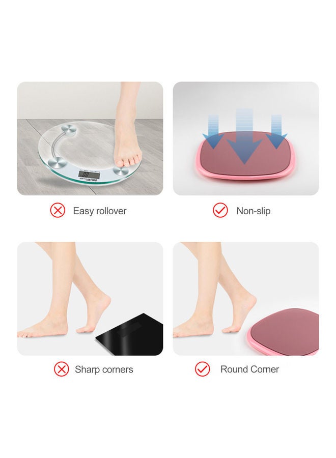 Smart Digital Scale Measure Weight Pink