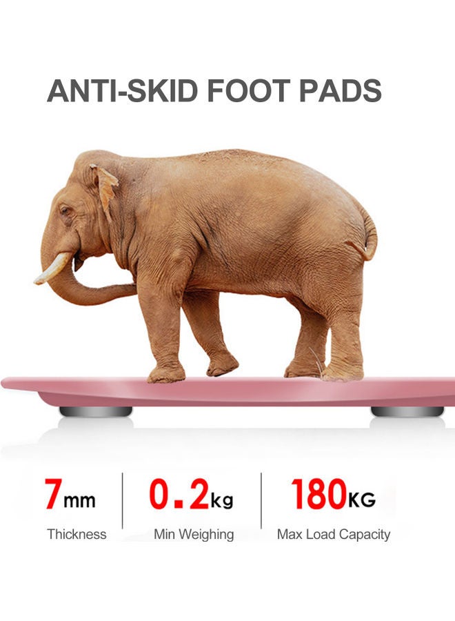 Smart Digital Scale Measure Weight Pink