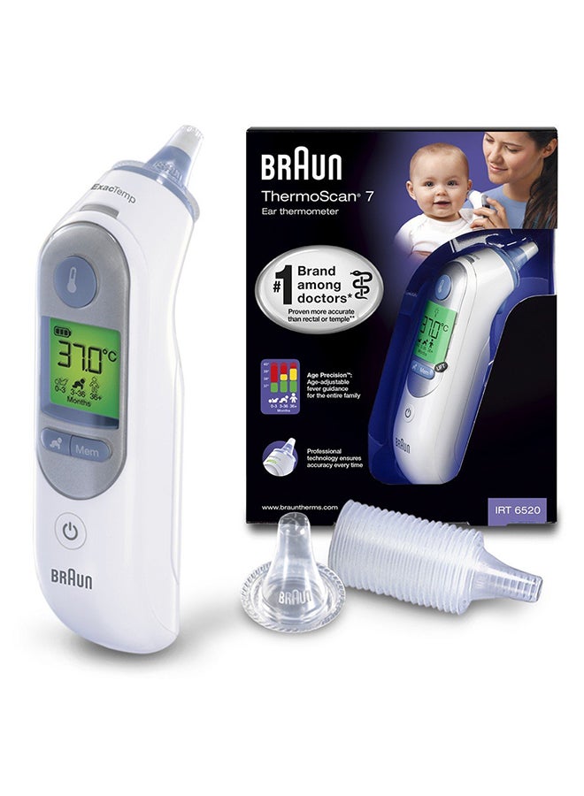 Thermoscan 7 With Age Precision Multi Functional Ear Thermometer- Irt6520