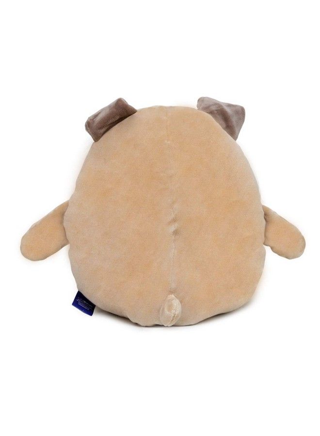 Soft Animal Plush Dog Toy Beige 30Cm