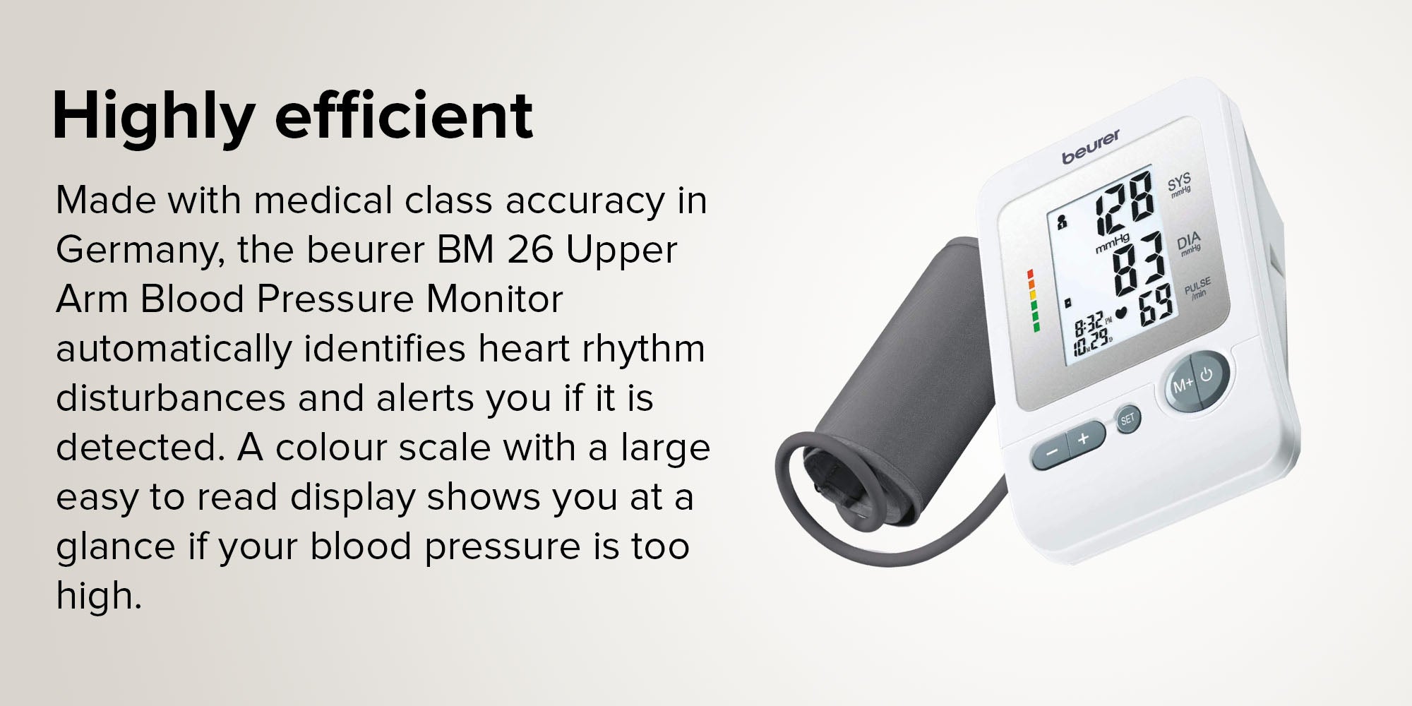 BM 26 Upper Arm Blood Pressure Monitor