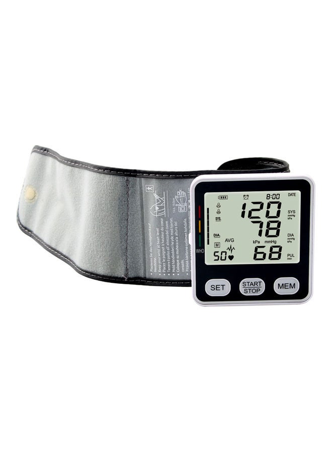 Wrist Type Electronic Blood Pressure Monitor