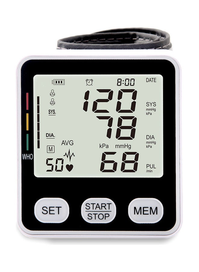 Wrist Type Electronic Blood Pressure Monitor