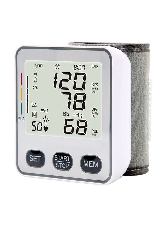 Digital LCD Wrist Type Electronic Blood-Pressure Monitor