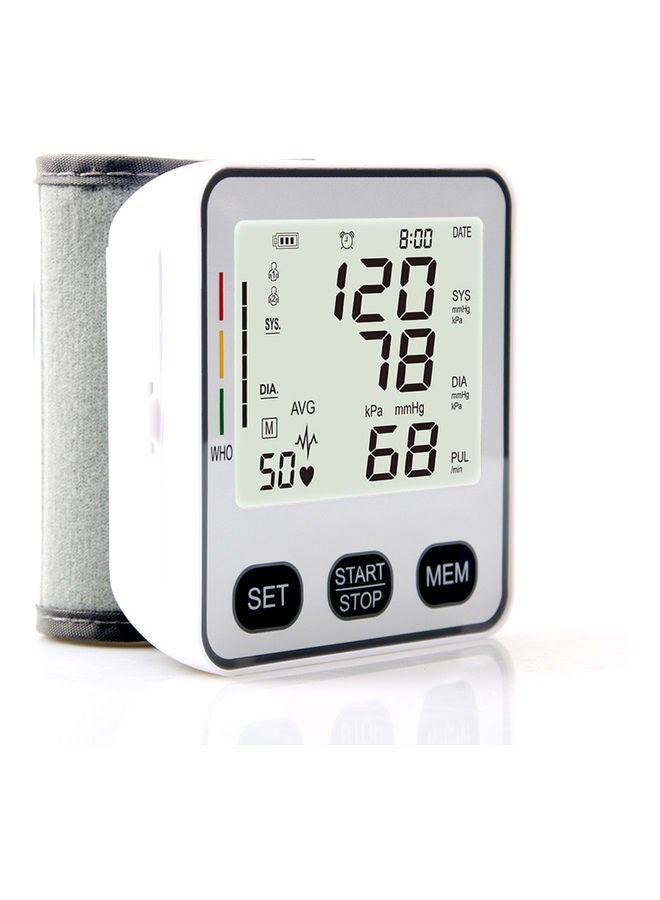 Digital LCD Wrist Type Electronic Blood-Pressure Monitor