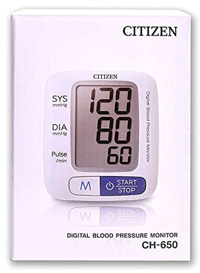 Digital Blood Pressure Monitor White CH-650