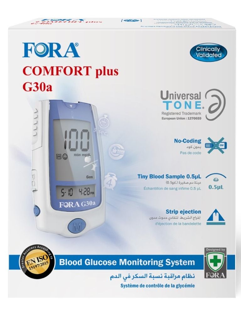 FORA COMFORT plus G30a Blood Glucose Monitoring System