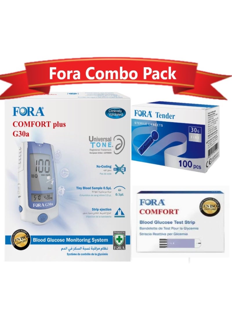 Blood Glucose Test Kit Combo Pack