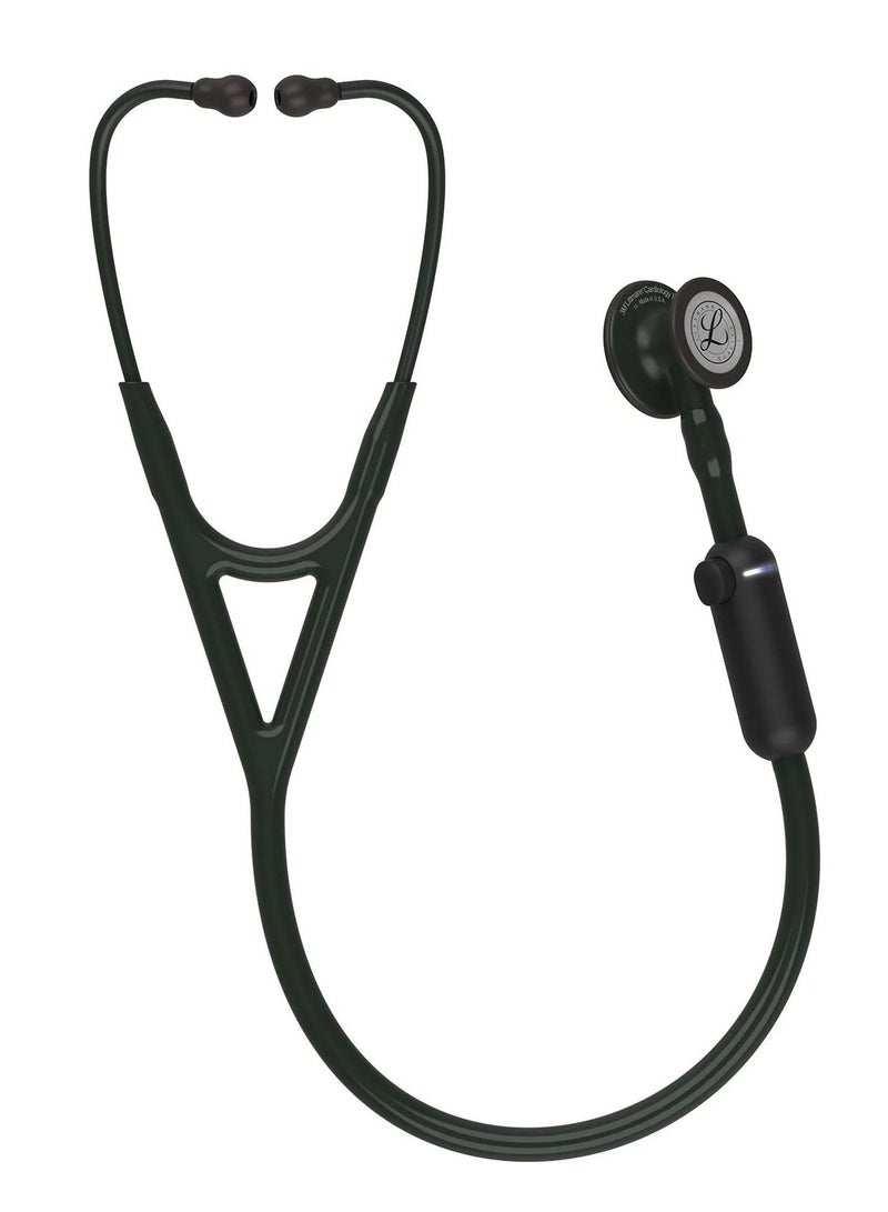 3M Littmann CORE Digital Stethoscope Black Chestpiece Tube 27 inch Stem and Headset 8490