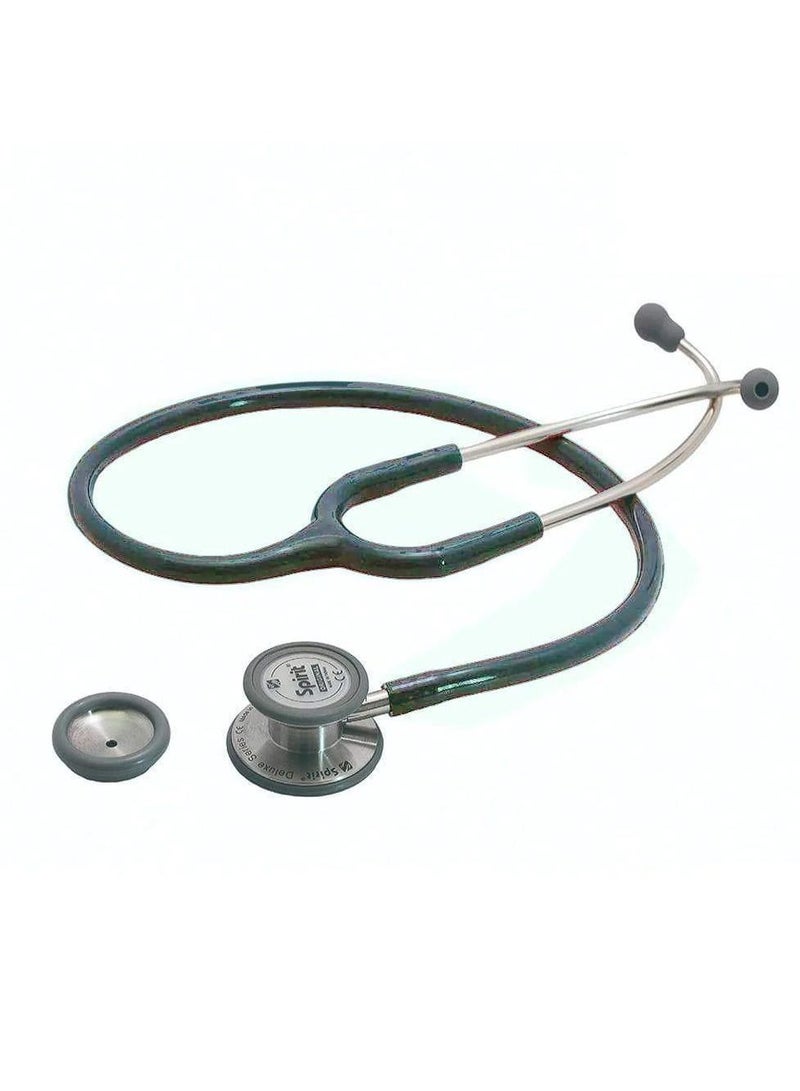 Spirit Deluxe Series Adult Dual Head Stethoscope Advanced Rapid Conversion Type - Gray CK-5631FR-01