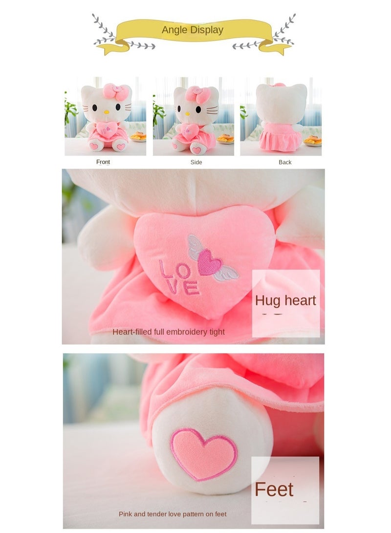 1-Piece Lovely Hello Kitty Cartoon Character Soft Stuffed  Toys
