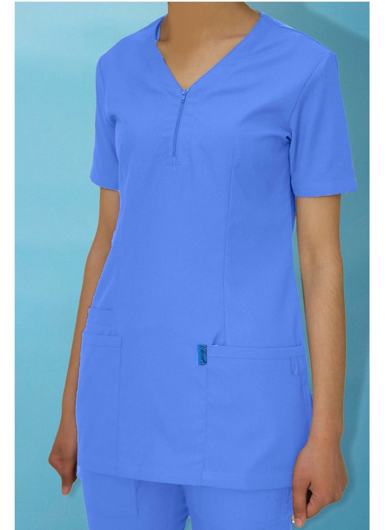 Medical Scrub Set | Unisex  V Overlap Neck OSLO Style Scrub Suit | Nursing Uniform Suit