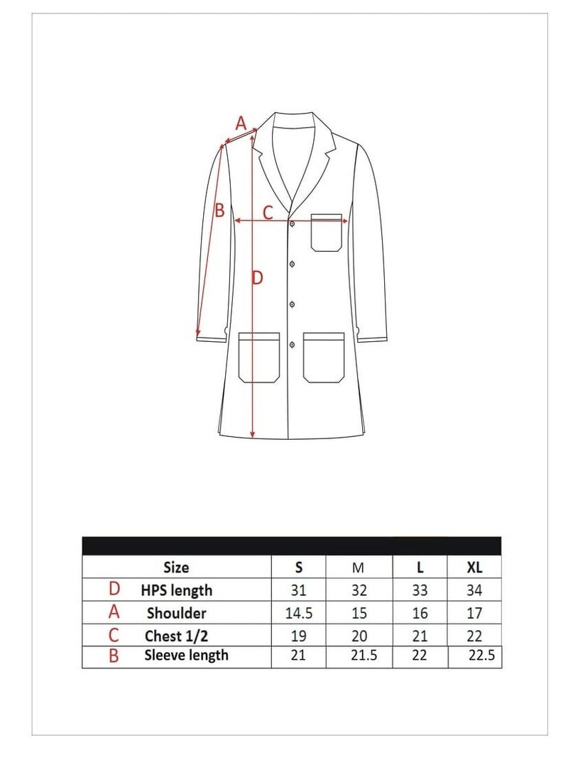 Lab Coat White | Polycotton Michal colot Jacquad Fashion Labcoat Polycotton for men