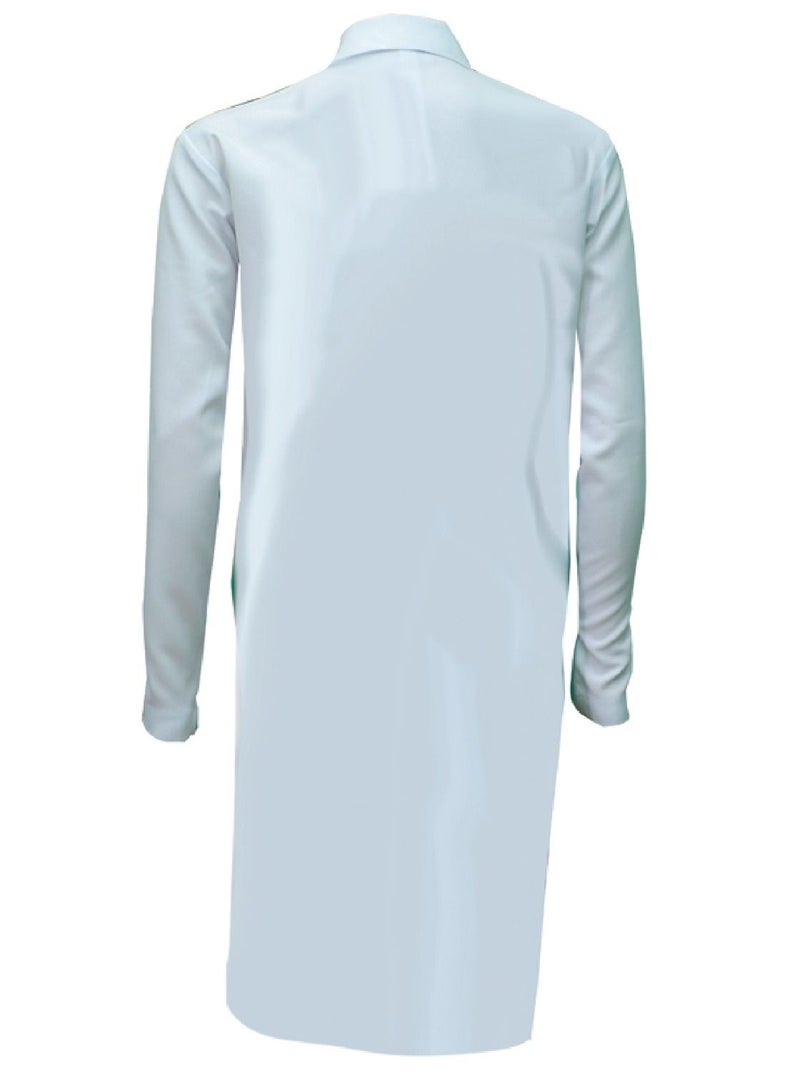 Professional Lab Coat for Unisex Full Sleeve Poly Cotton Long Medical Coat