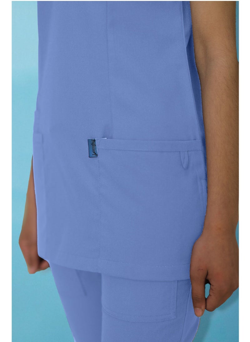 Medical Scrub Set | Unisex  V Overlap Neck OSLO Style Scrub Suit | Nursing Uniform Suit