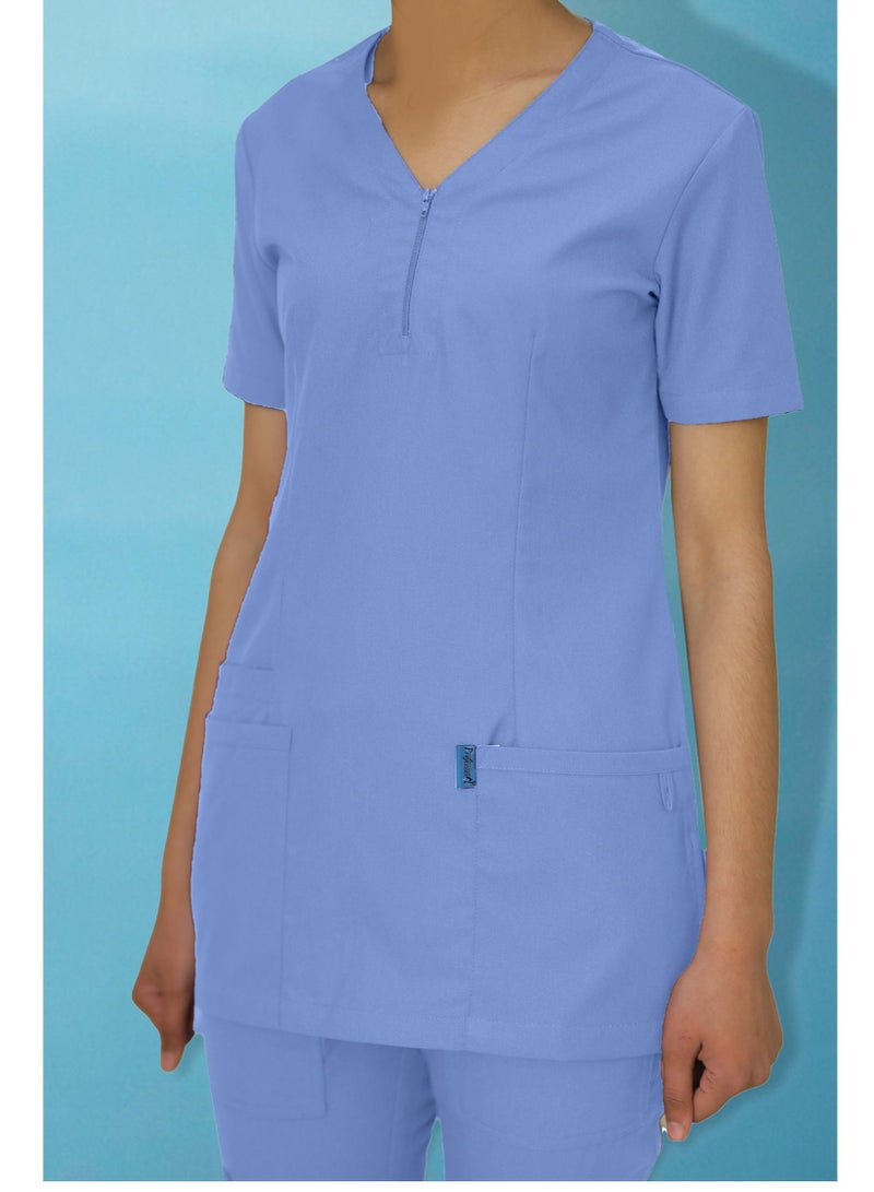 Medical Scrub Set | Unisex  V Overlap Neck OSLO Style Scrub Suit | Nursing Uniform Suit