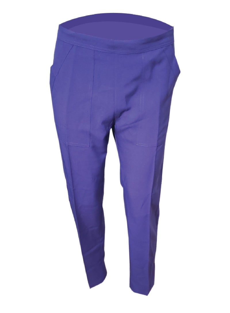 Scrubs Medical Uniform Unisex Top and Pants Purple Color