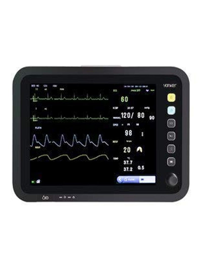 Yonker 8000C-1 Cardiac Monitor Multi-Parameter Patient Monitor, Display Size: 12.1