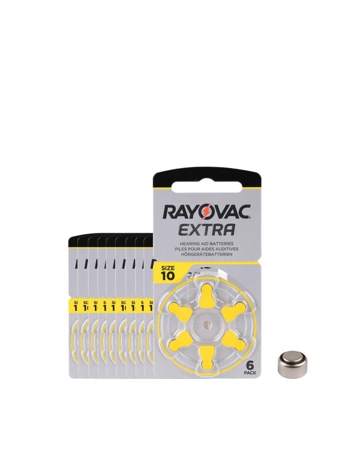 Rayovac - Hearing Aid Batteries - 10 Size - Pack of 60