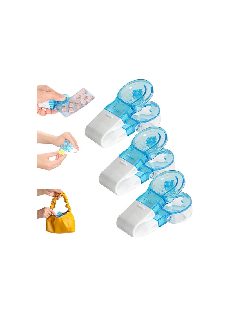 Portable Pill Taker, Taker Remover, Travel Easy to Take Out Pills from Package, Tablets Blister Pack Opener Assistance Tool for the Elderly, Disabled(3PCS)