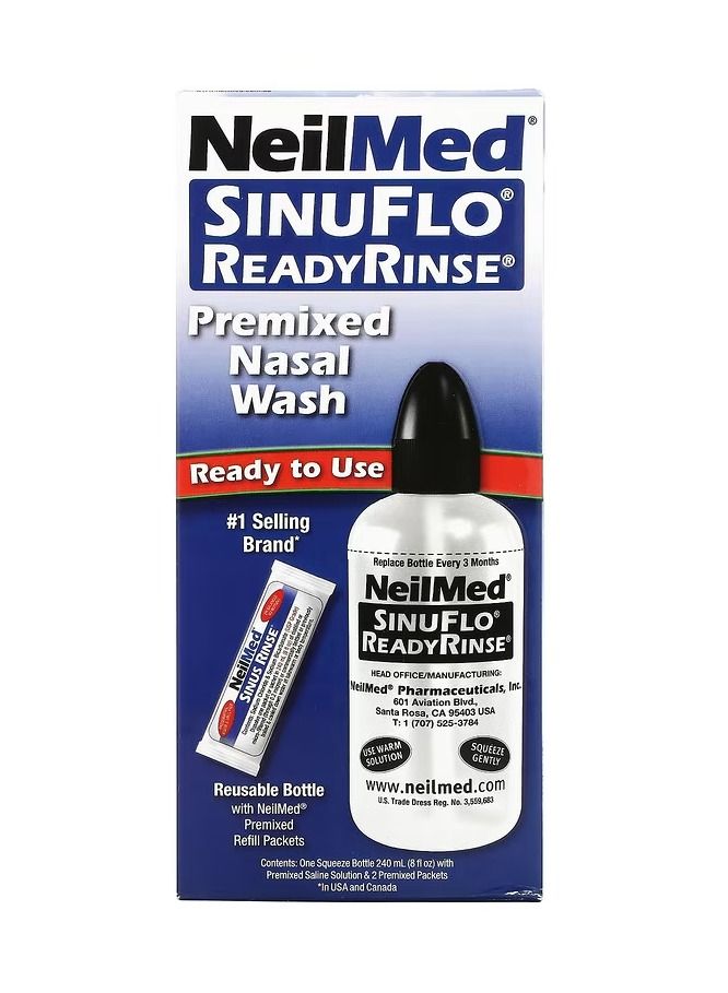 NeilMed SinuFlo ReadyRinse Premixed Nasal Wash