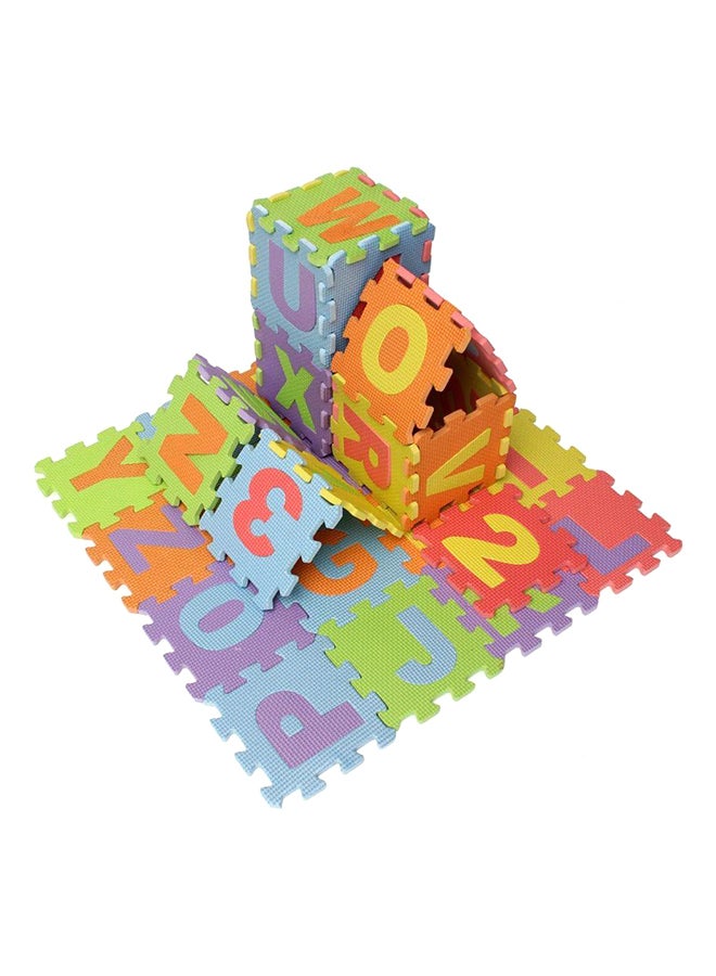 Letters And Number Puzzle Play Mat