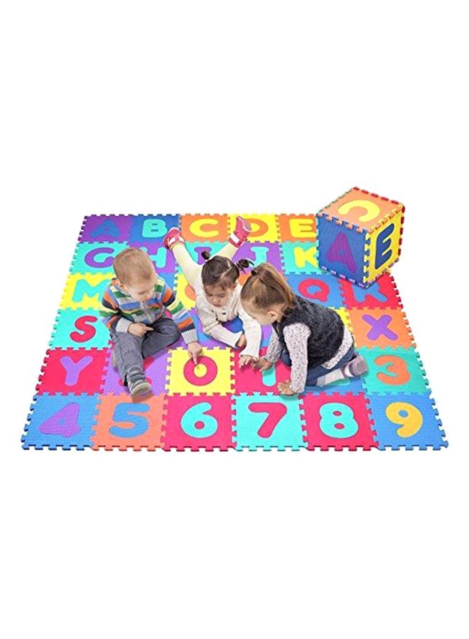 Letters And Number Puzzle Play Mat