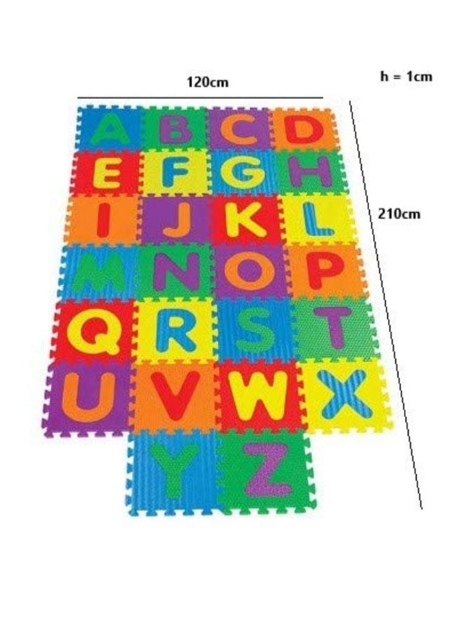 26-Piece Foam Alphabets Puzzle Play Mat Set