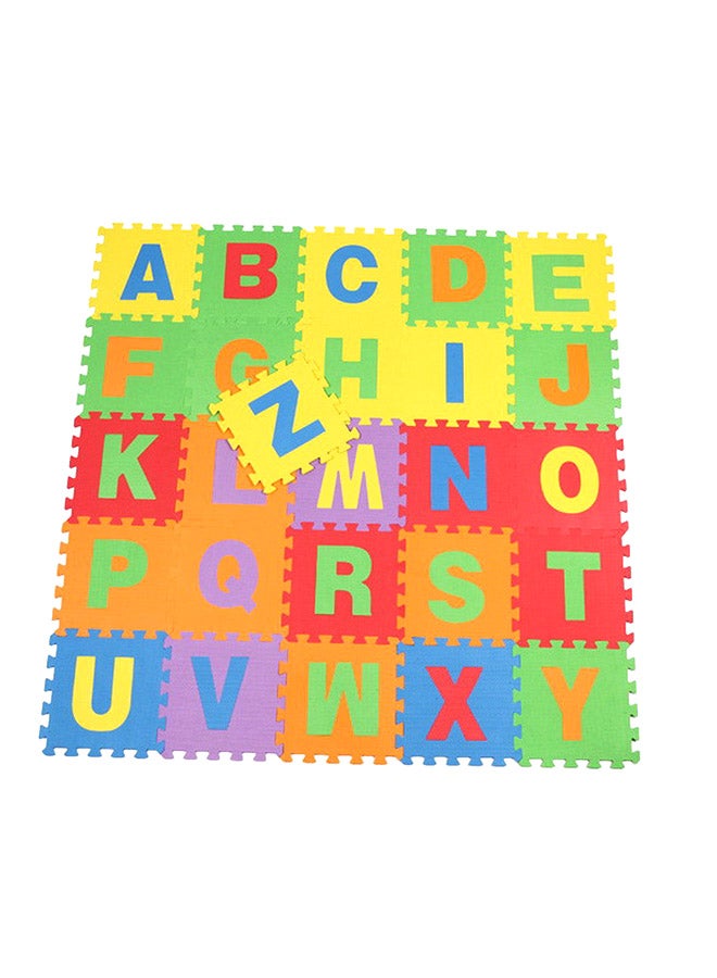 Non-Toxic Backyard Or Indoors A-Z Alphabets Puzzle Play Mat Foam For Kids 30x30x1cm