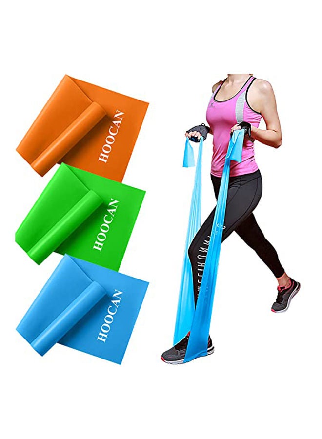 Resistance Bands Elastic Exercise Bands Set For Recovery, Physical Therapy, Yoga, Pilates, Rehab, Fitness, Strength Training