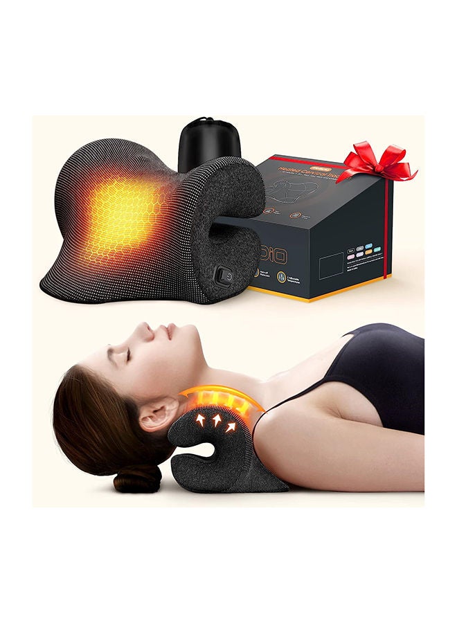 3s Heated Neck Stretcher For Pain Relief, Magnetic Therapy Case/Graphene Heating Pad And TMJ Migraine Spine Alignment