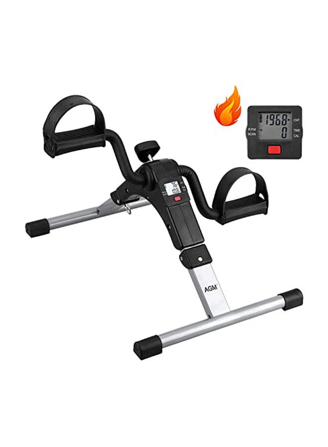 Folding Pedal Exerciser Machine Bicycle, Arm Leg While Sitting