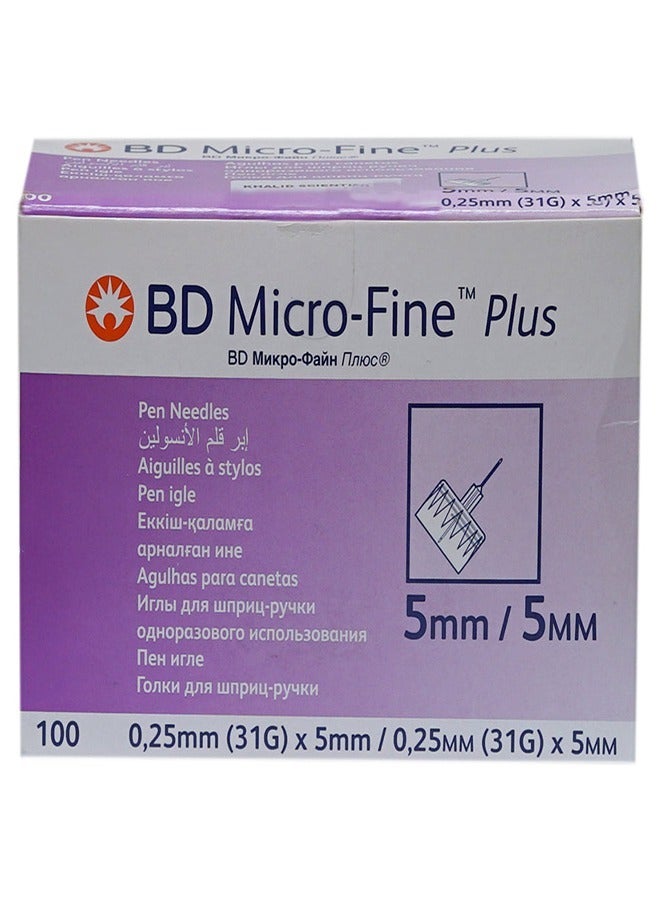 BD Microfine Needle For Insulin Pen 31 Gm By 5 Mm 100 Pieces