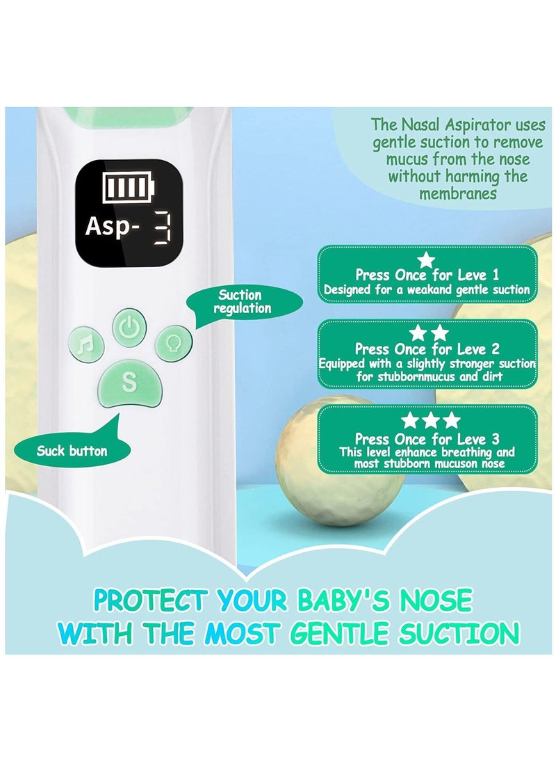 Electric Nose Aspirator Adult Mother & Baby Nasal Aspirator Anti-Nasal Congestion Nasal Washer