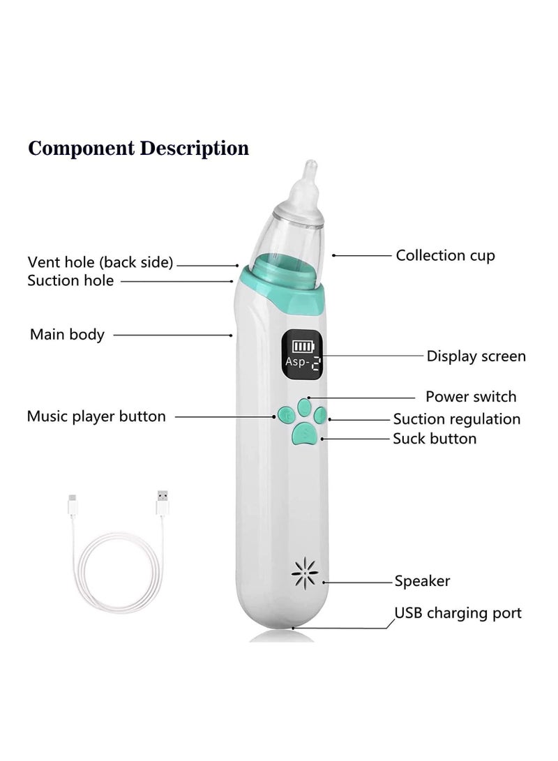 Electric Nose Aspirator Adult Mother & Baby Nasal Aspirator Anti-Nasal Congestion Nasal Washer